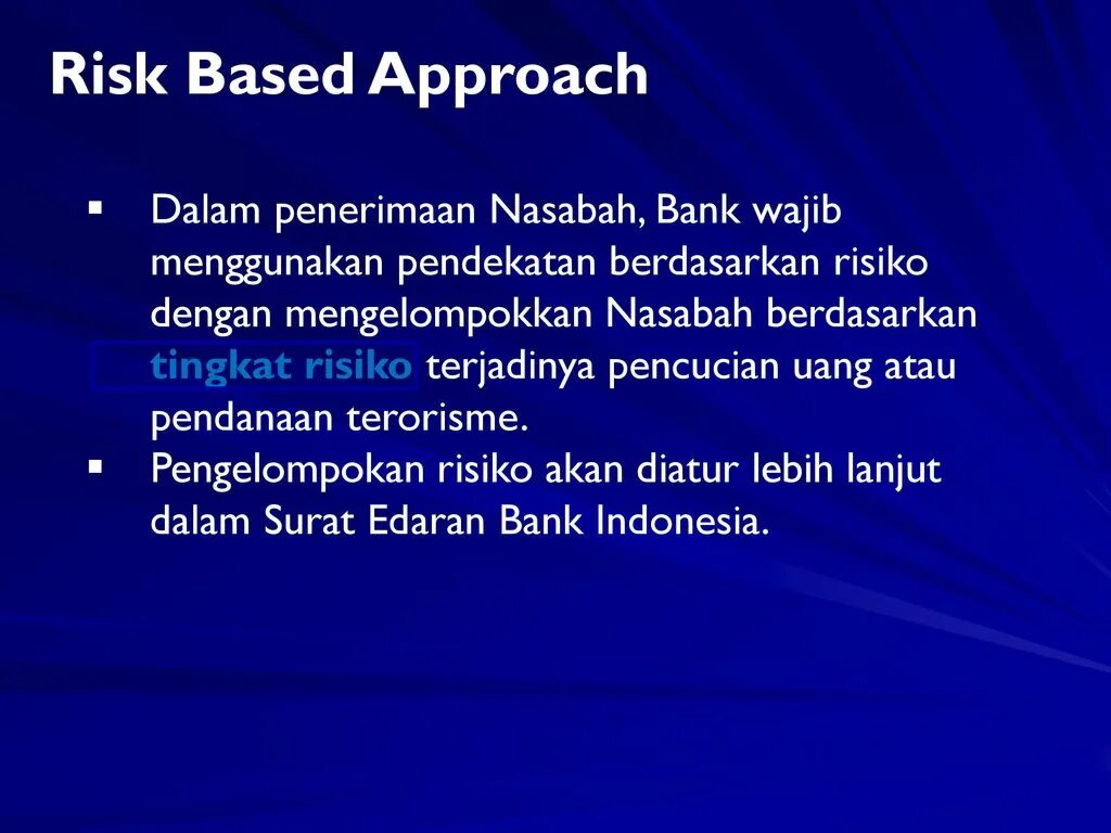 A model based approach. A model based approach