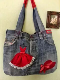 Сшить сумку из юбки