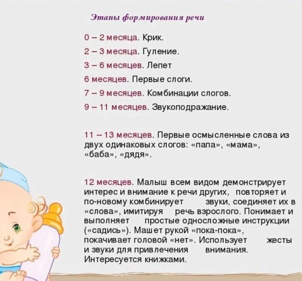 В каком возрасте ребенок должен уметь