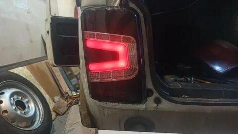 Установка светодиодных фонарей нива