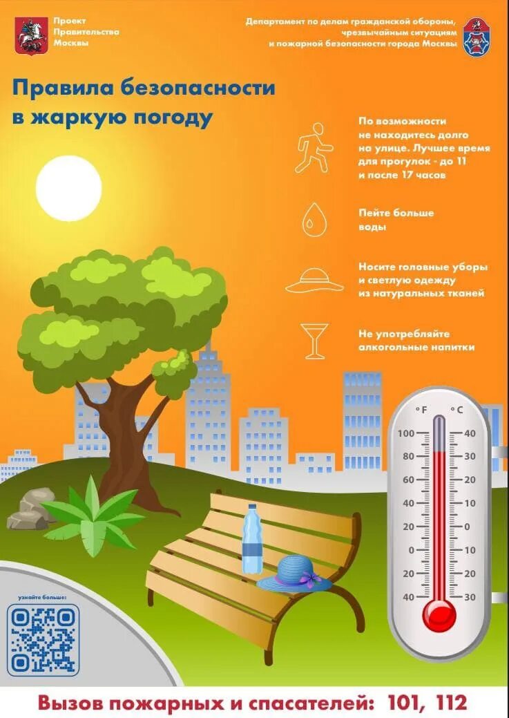 Погода жаркого времени года