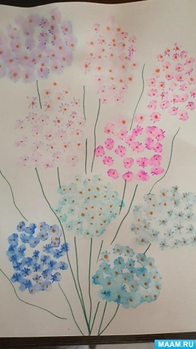 Рисование цветов пакетом нетрадиционная техника. Рисование ватными палочками. Рисование ватными палочками цветы. Нетрадиционное рисование ватными палочками. Нетрадиционные техники рисования ватными палочками.