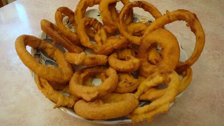 Луковые кольца дома
