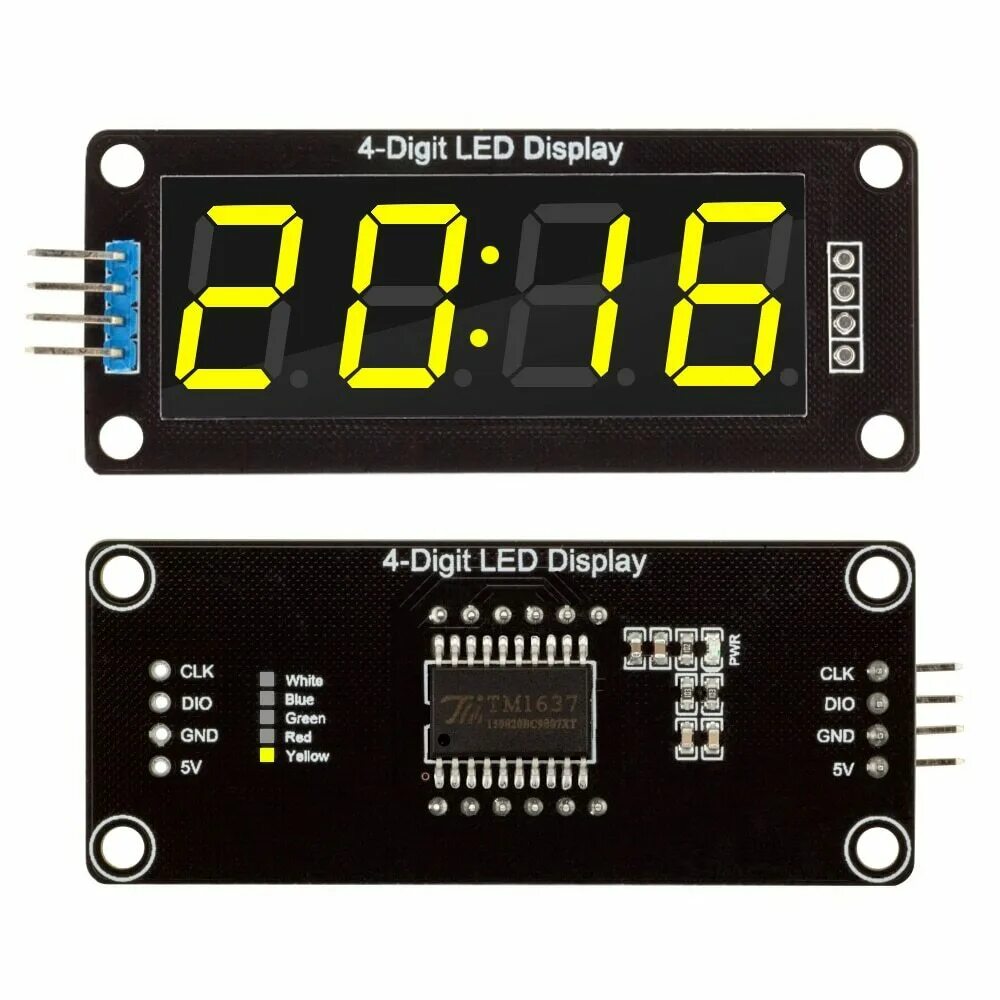 Модуль часов 5. Tm1637 0.56. 4 Digit led display tm1637. Tm1637_6d. Светодиодный дисплей 0,56 дюйма, 7-сегментный.