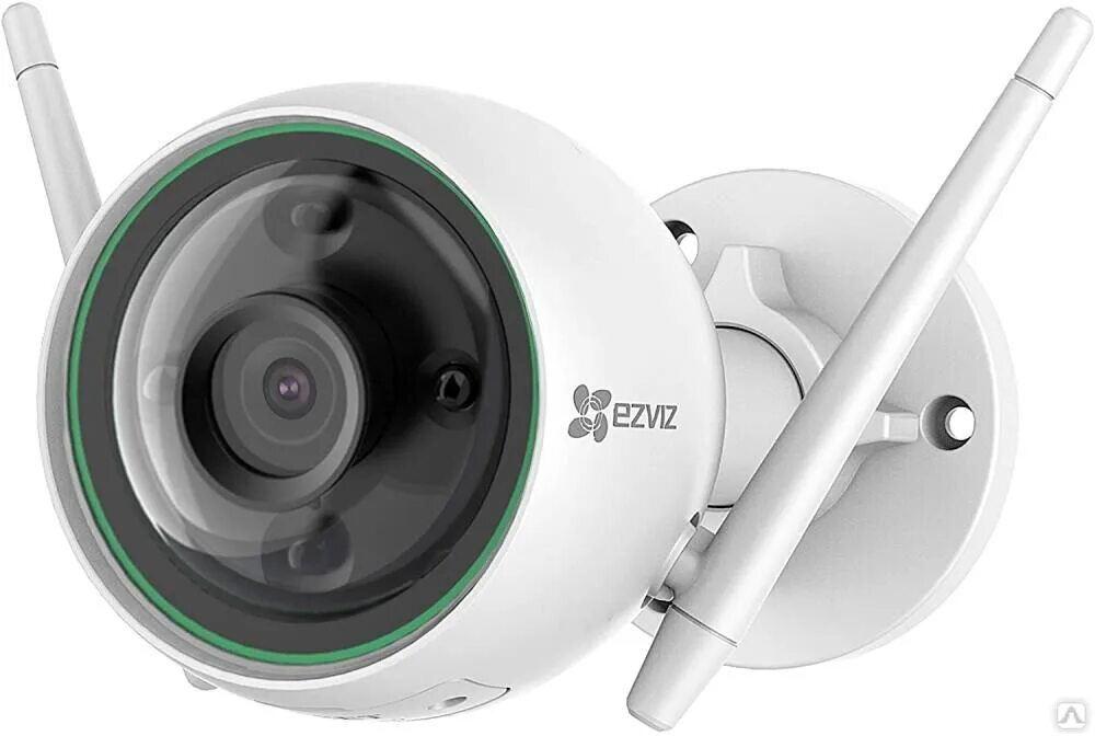 EZVIZ c3n 1080p. IP видеокамера c ИК подсветкой EZVIZ c3n 1080p (CS-c3n-a0-3h2wfrl (2.8mm)). IP-камера EZVIZ c3n (2.8мм). Камера видеонаблюдения WIFI EZVIZ c3tn.