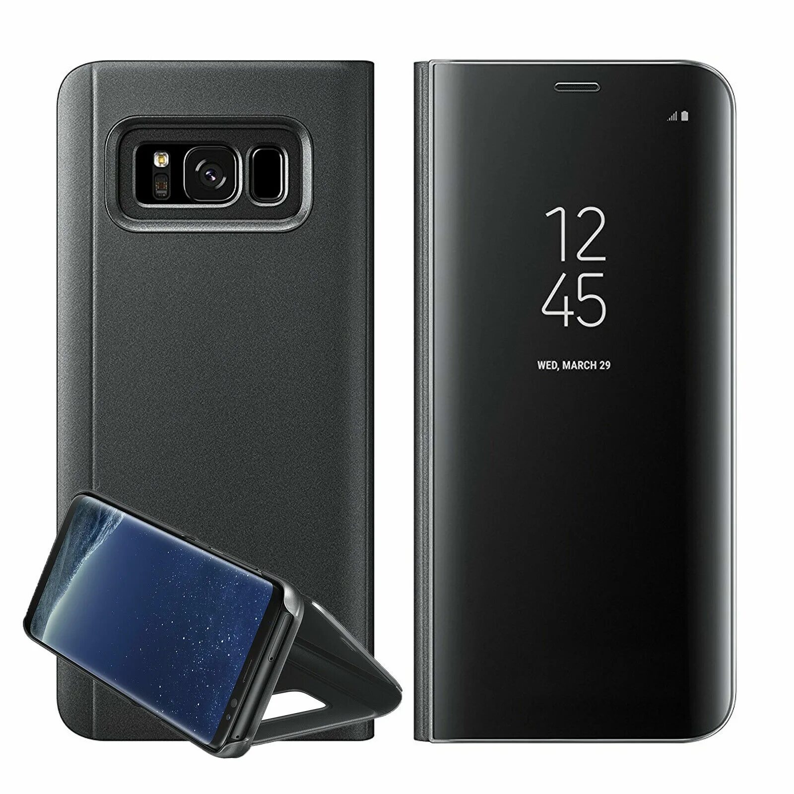 Smart view wallet case