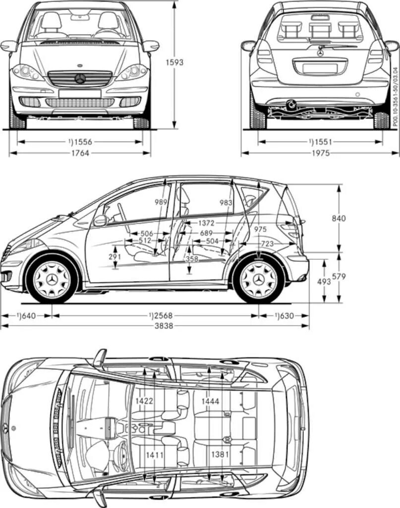 Размер 169. Габариты w169 Мерседес а класс. Габариты Мерседес а класса w168. Мерседес а класс 168 габариты. Мерседес Бенц а w168 габариты.