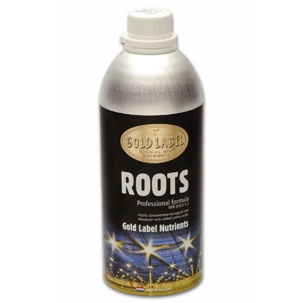 Growing gold. Enzymes label. gold label.