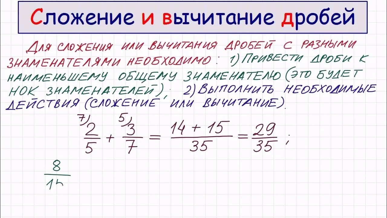 Решение текстовых задач на вычитание обыкновенных дробей. Правило сложения и вычитания дробей 5 класс. сложение и вычитание дробей 6 класс. вычитание дробей 6 класс правило. сложение дробей 5 класс объяснение.