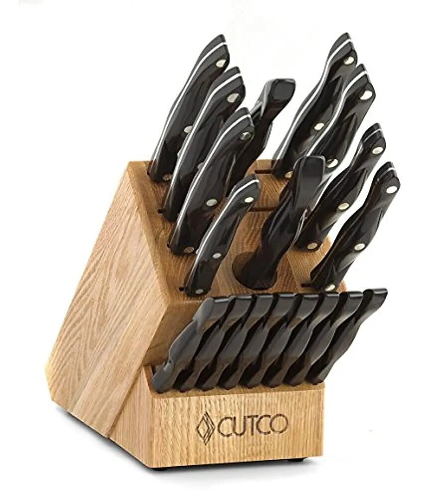 Набор ножей для стейка. Ножи cutco. cutco steak knives. набор ножей с подставкой и досками. набор ножей blocked.