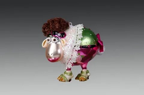 Елочная игрушка барашек