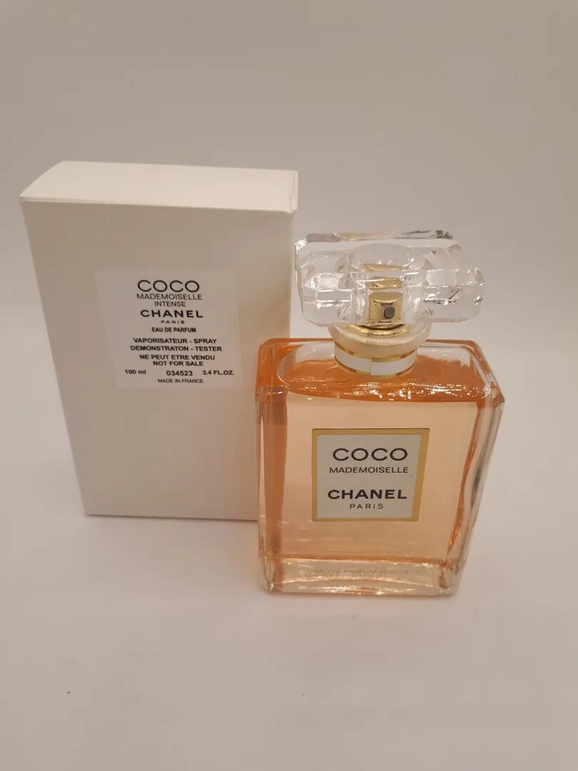 Chanel mademoiselle intense. Coco Chanel Mademoiselle тестер 100. Духи Коко Шанель мадмуазель Интенс. Шанель. Chanel Coco Mademoiselle intense 100ml. Коко Шанель мадмуазель тестер тестер 100мл.