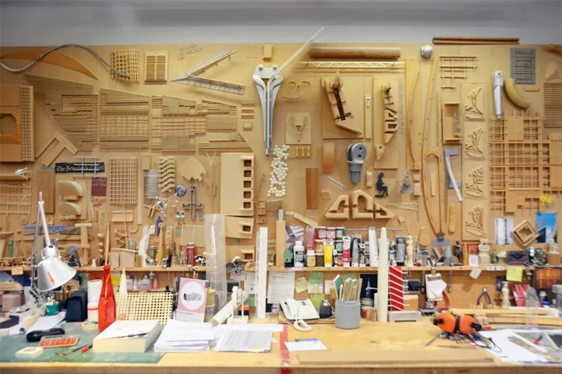 Build workshop. Мастерская ренцо пиано. помещение для творчества. комната архитектора. renzo piano building workshop.