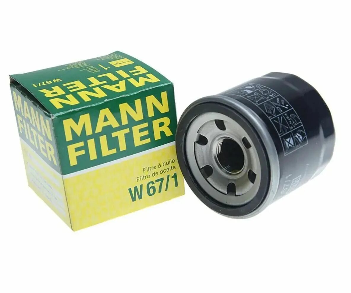 Mann w7015. Mann w67/1. Фильтр масляный Рено Манн w67/1. Масляный фильтр Манн 67/1. Масляный фильтр Mann-Filter w 67/1.