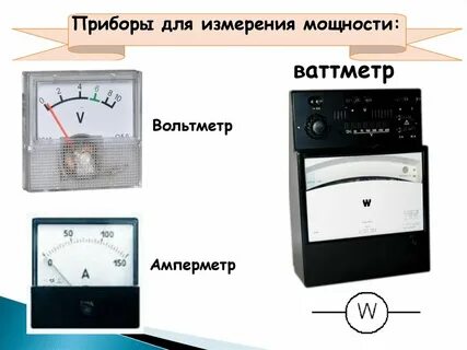 Ваттметр измеряет мощность