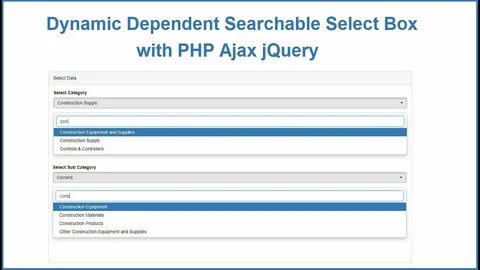 Select search