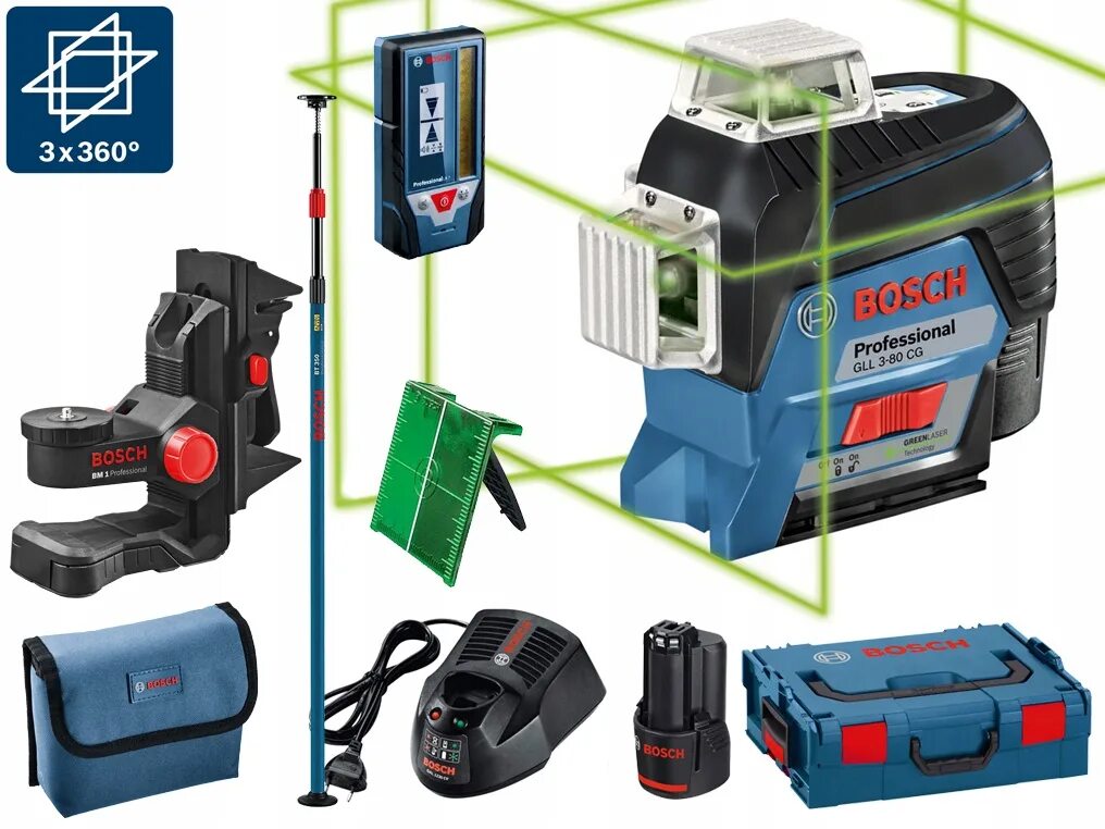 Лазерный уровень 3 уровня bosch. GLL 3-80 CG professional. Кейс для Bosch GLL 3-80. Bosch GLL 3-80 CG professional комплектация. Лазерный уровень Bosch GLL 3-80 CG+BM 1+gsr12v (0.615.994.0l3.