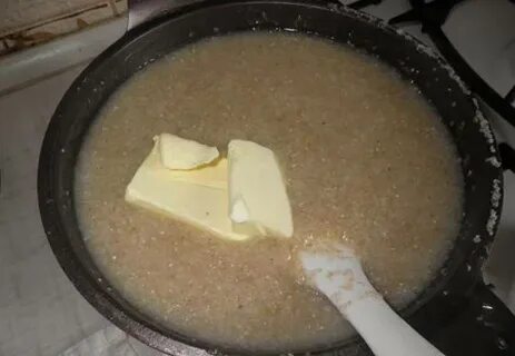 Приготовление пшеничной каши на воде в кастрюле