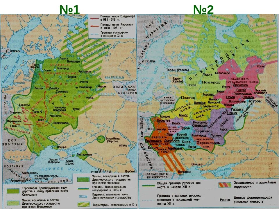 Границы древней россии