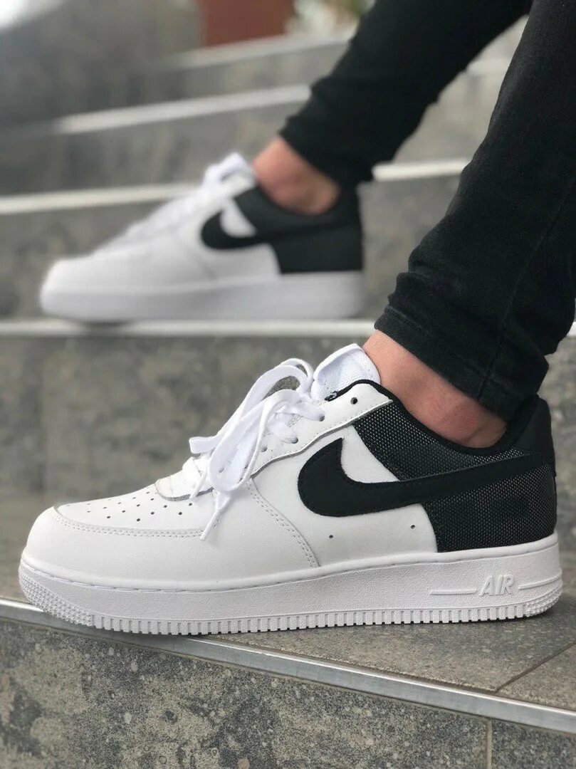 Черно белый найк аир. Nike Air Force 1 White. Nike Air Force 1 Low White Black. Nike Air Force 1 Low White. Nike кроссовки Air Force 1 Low.