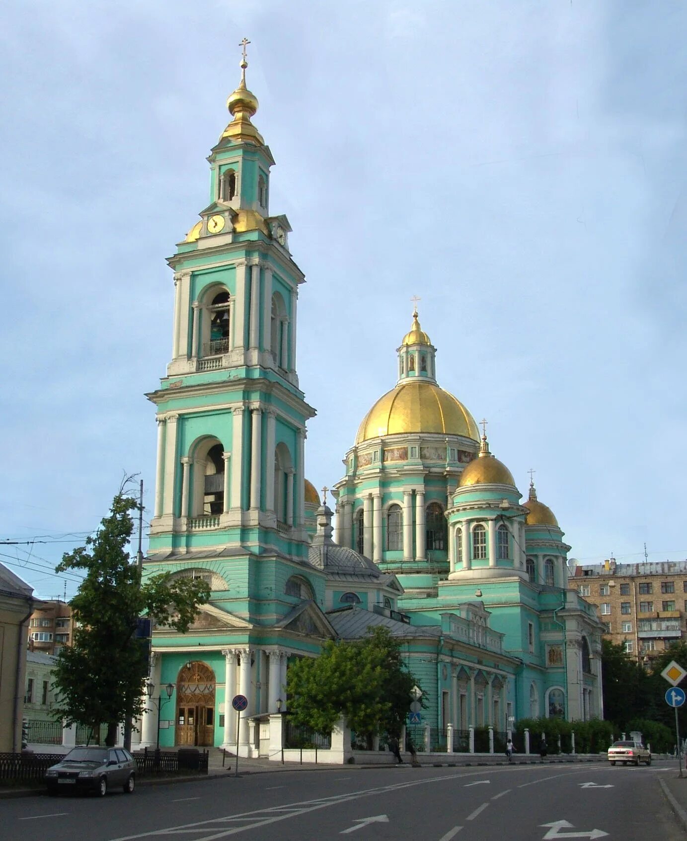 Где крещен пушкин. Храм в Елохове Москва.