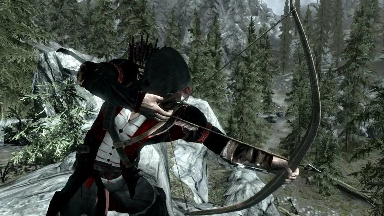 Assassins creed 3 mods. Скайрим мод броня лучника. Скайрим мод броня ассасина. Сет лучника скайрим. Assassin's Creed 3 броня.