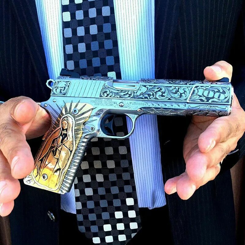 Кольт 1911 наркобаронов. Jesse James firearms 1911. 1911 Custom. Золотые оружия мексиканских наркобаронов. Украшенное оружие