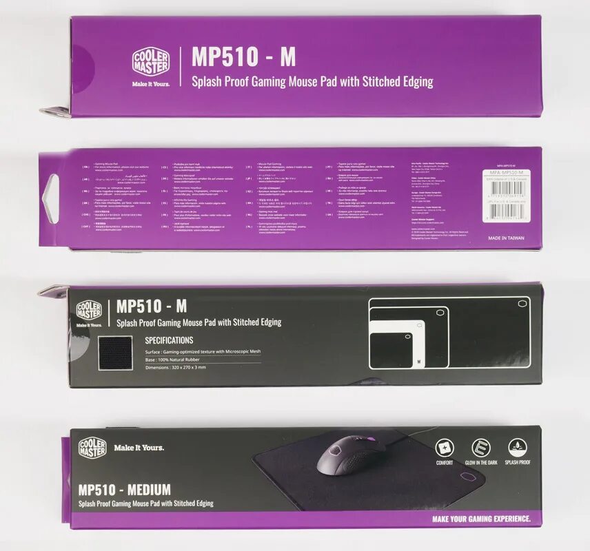 МР 510. Soft Mousepad with Stitched MPA-mp510-XL.