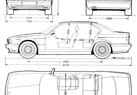 Размеры бмв е36. BMW e34 чертеж. Чертеж БМВ е34. BMW m5 e34 чертёж. Габариты БМВ е34 седан.