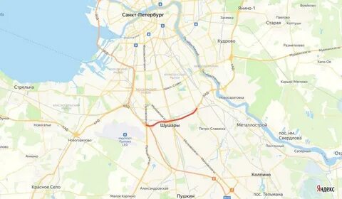 Петербургское шоссе перекрытие