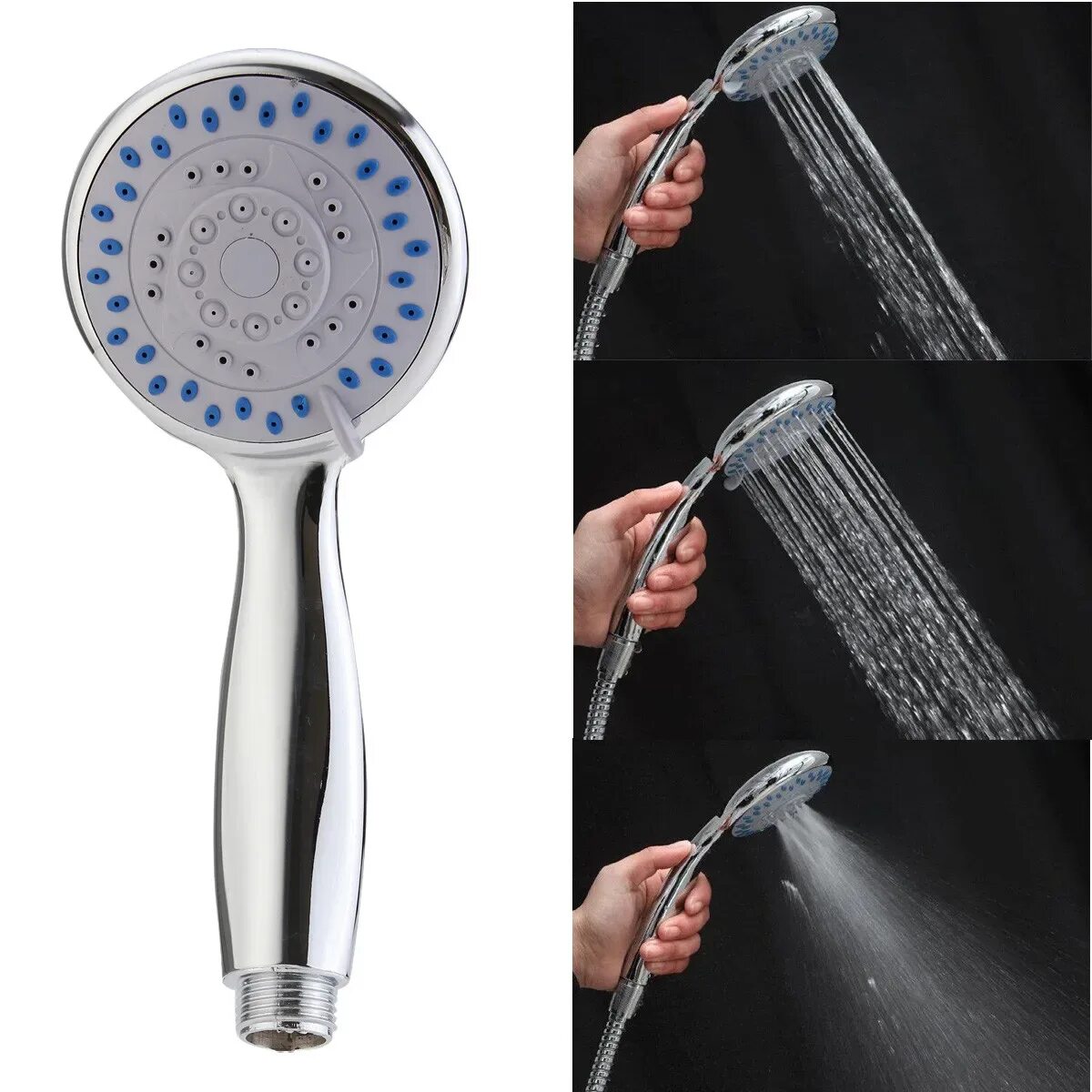 Душевая лейка с режимами. Душевая насадка Shower head. Лейка для душа с режимом туман 3 режима. BRIMIX - лейка душевая, массажная, 7 режимов (090).