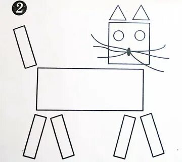 Конструирование фигуры из прямоугольников 4 класс