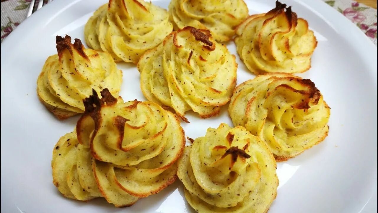 Картошка пюре в духовке фото