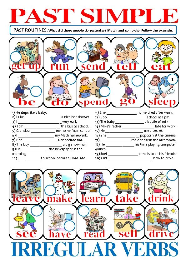 What your friends do yesterday. Интересные упражнения на Irregular verbs. Past simple Irregular verbs упражнения. Неправильные глаголы интересные задания. Неправильные глаголы английского языка упражнения.