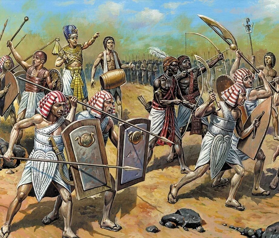 Как выглядел воин древнего египта Ancient Egyptian Soldier from the Third Millennium BCE