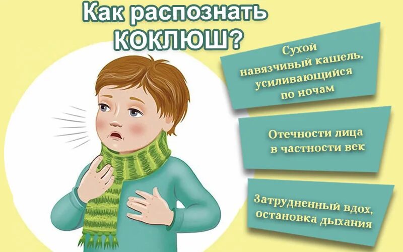 Кокош у детей. Симптомы при коклюше у детей.