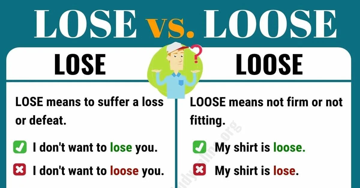 Lose перевод на русский. Lose Loose. Loose vs lose. Lose lose разница. Lose Miss Loose разница.