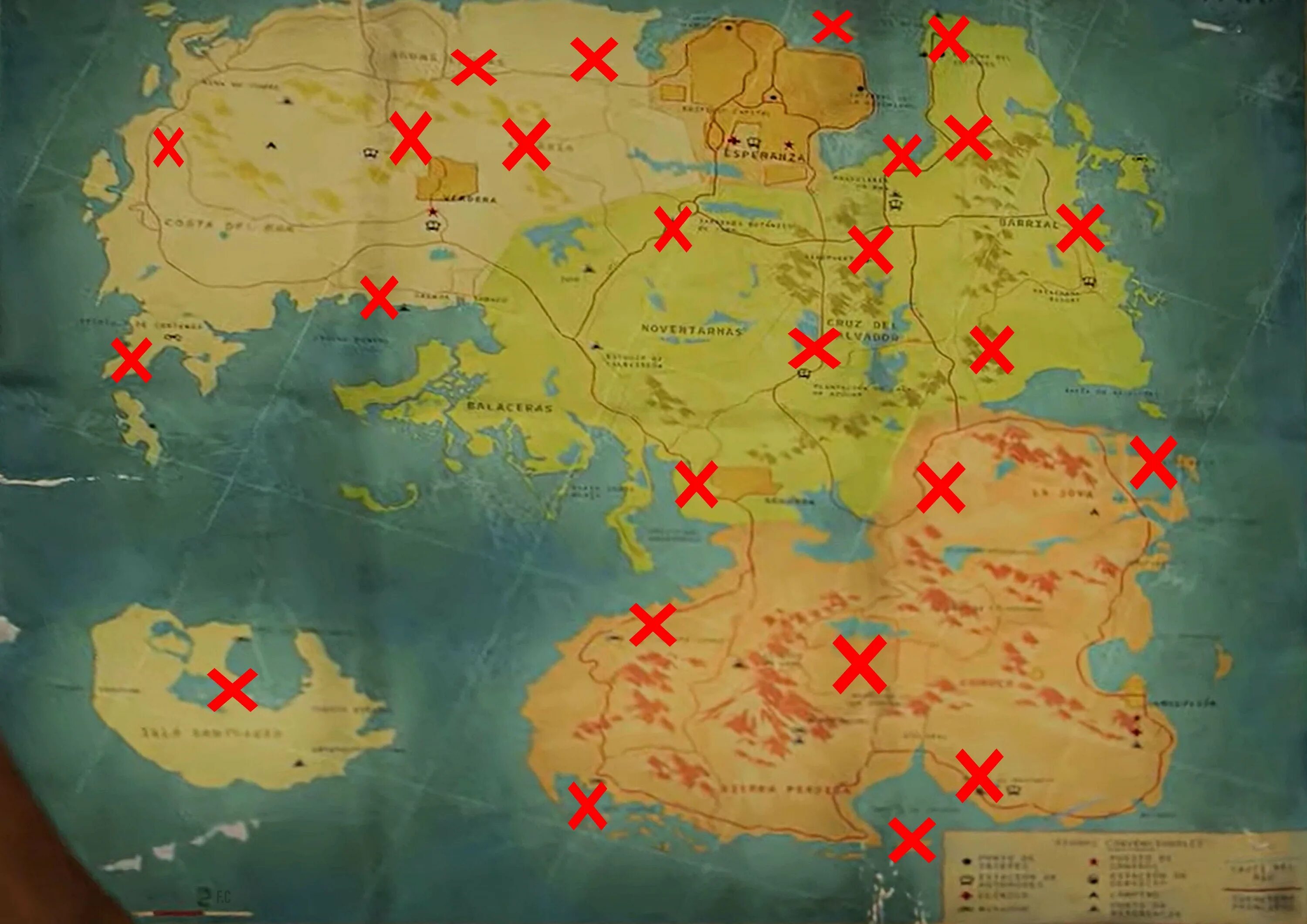Карта зениток far Cry 6. Фар край 6 карта зенитных орудий. Карта фаркрая 6. Мир фар край 6.