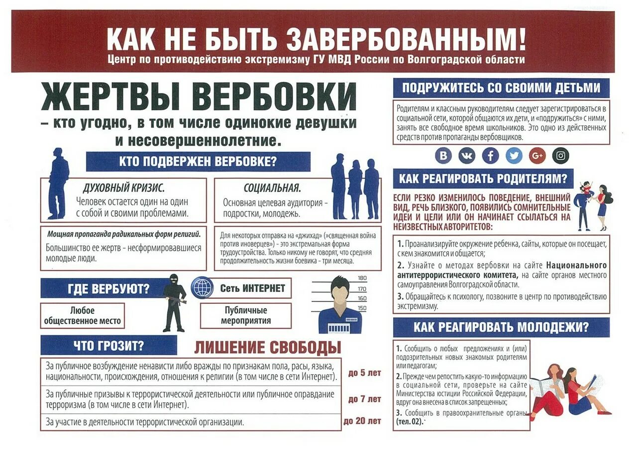 Вербовка людей в экстремистскую деятельность