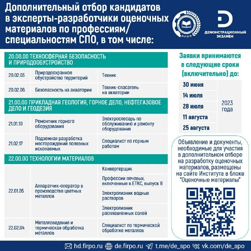 разработка оценочных материалов демонстрационный экзамен
