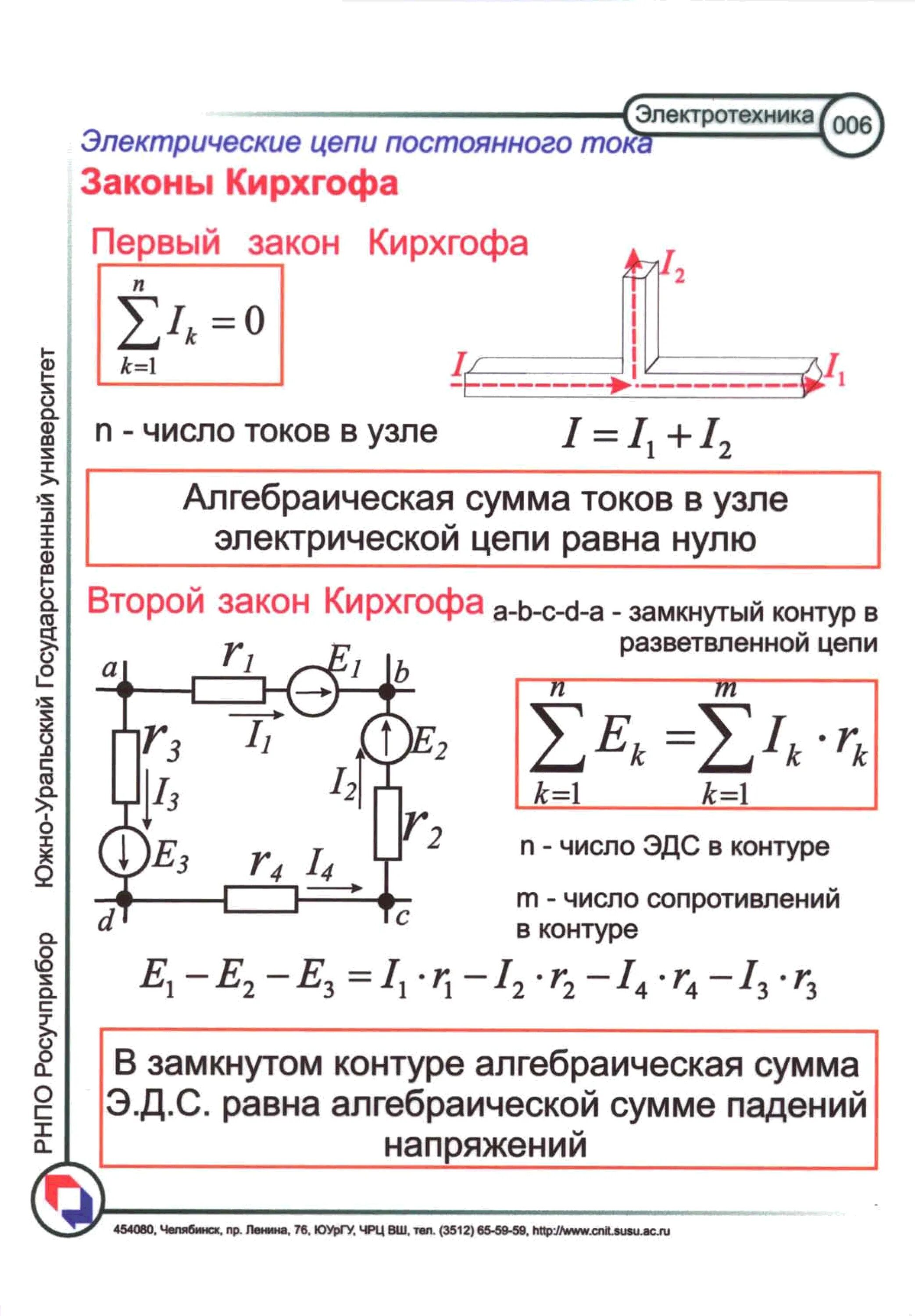 Законы Кирхгофа 1 и 2 для цепи переменного тока. Электрические цепи переменного тока формулы Электротехника. Законы Кирхгофа схема формула. Закон Кирхгофа схема. Сила тока в цепи постоянного тока формула