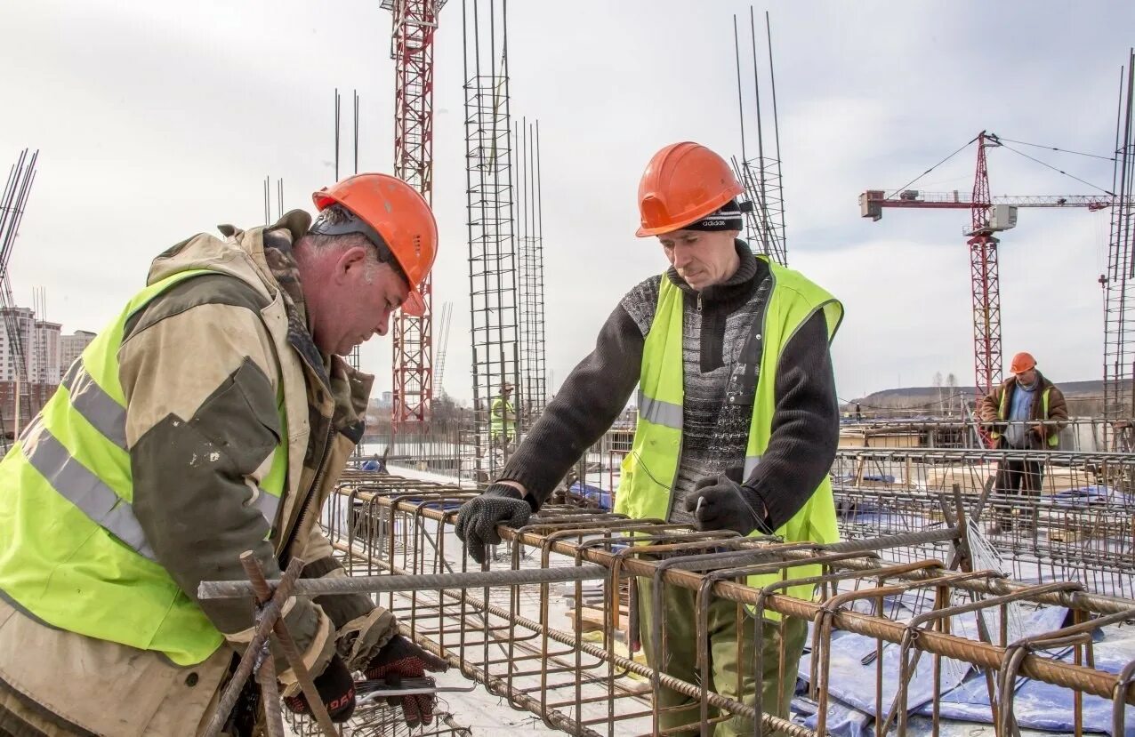 Строительный объект. Бетонщик. Объем работ выполненных по виду деятельности строительство 2020. Строительный объект. Бетонщик.