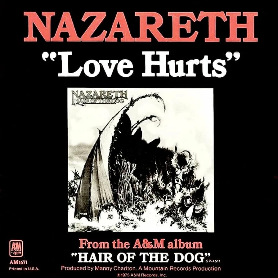 Nazareth Love hurts. Nazareth Love hurts 1975. Nazareth Love hurts обложка. Nazareth hair of the Dog обложка.