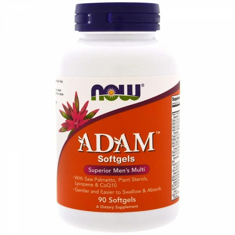 Витамины Adam Now foods. Витаминный комплекс Now foods Adams. Now Adam men's Multi (90 капс.).