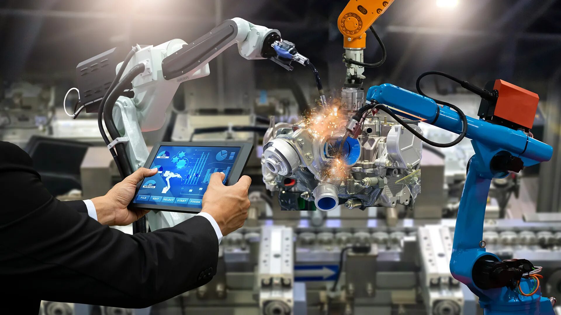 Роботы в машиностроении. Автоматизация производства. Промышленные роботы. Автоматизация и роботизация производства.