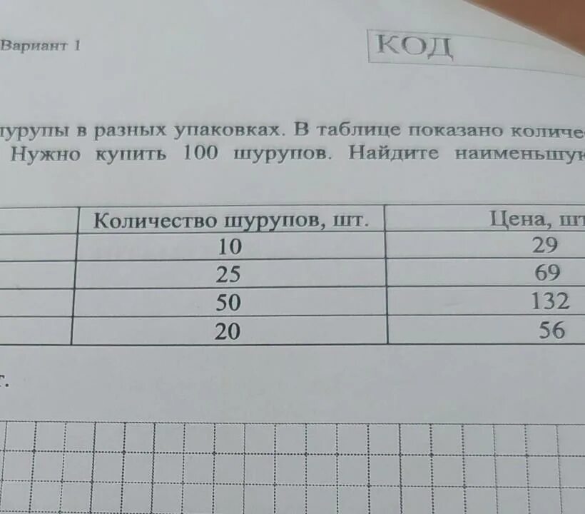 В магазине продаются шурупы в разных упаковках. В магазине продаются шурупы в разных упаковках в таблице. Упаковка таблица. В магазине продаются шурупы ВПР. В магазине продается разное молоко впр