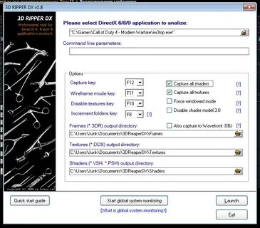 Output directory