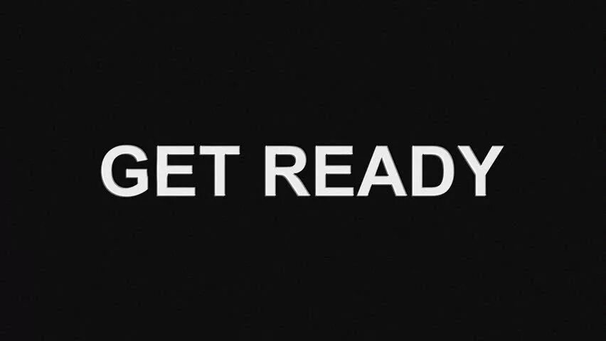 Get ready. Ready on. Preset надпись. Get ready with me надпись. Ready готово