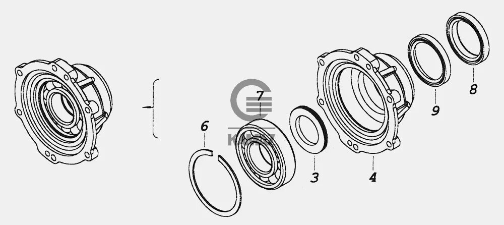 Сальник заднего моста камаз 43118. 43114-1802214 Крышка заднего подшипника. Подшипник переднего моста КАМАЗ 43118. Крышка заднего подшипника КАМАЗ 65111. Крышка подшипника раздатки КАМАЗ 43118.