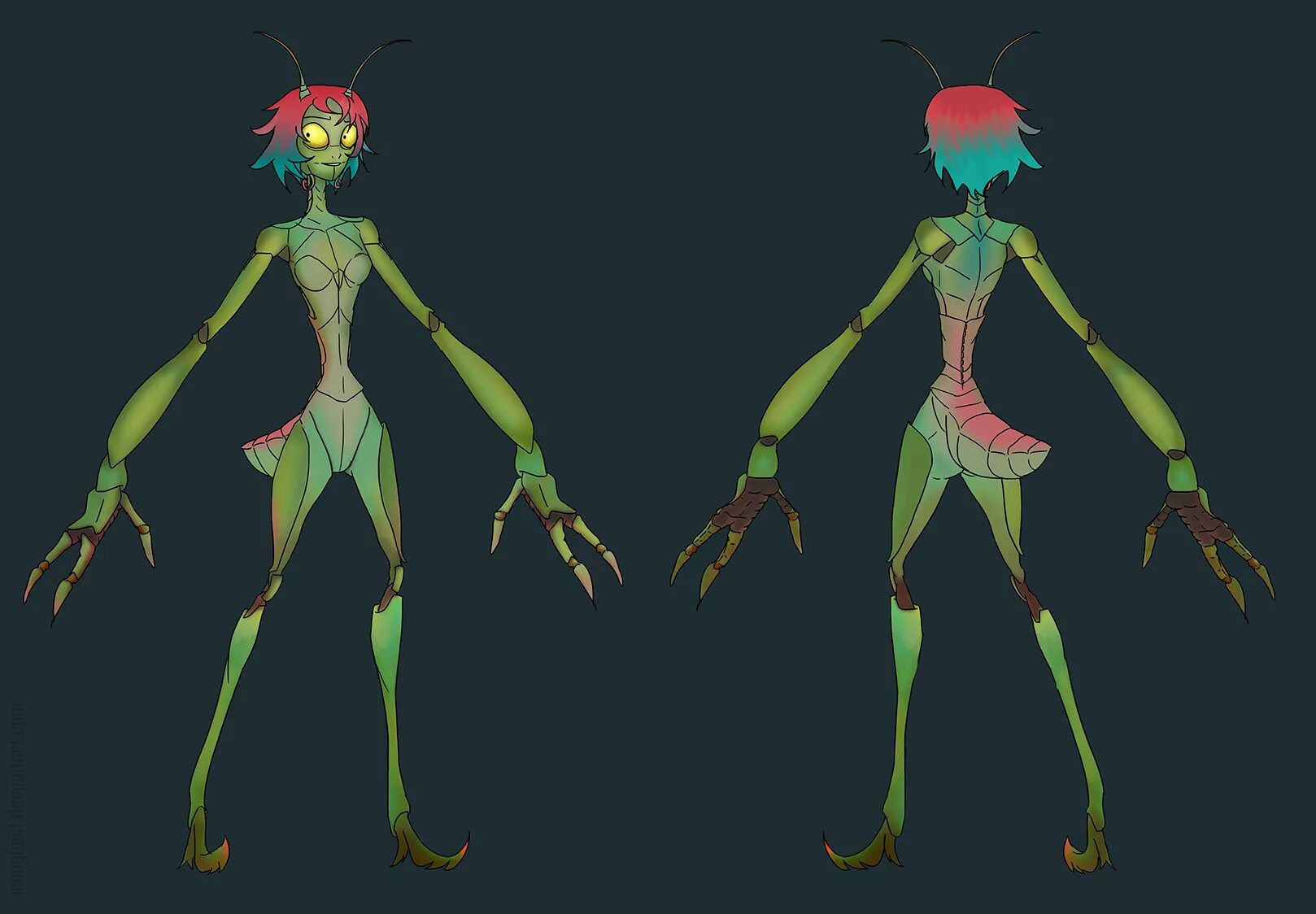 Mantis animations. Инсектоиды богомолы. Инсектоиды феи. Monster girl Мантис.